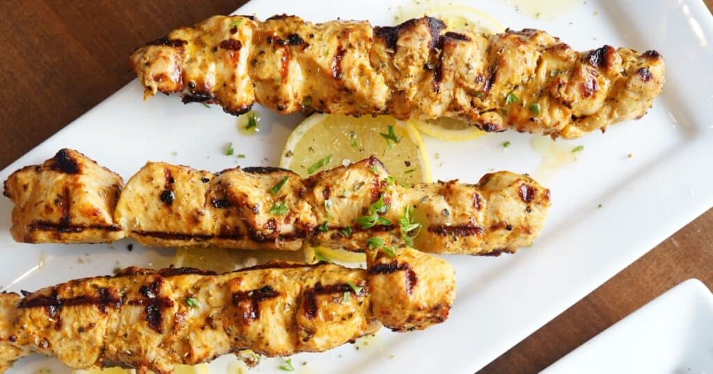 Greek Chicken Souvlaki Recipe: